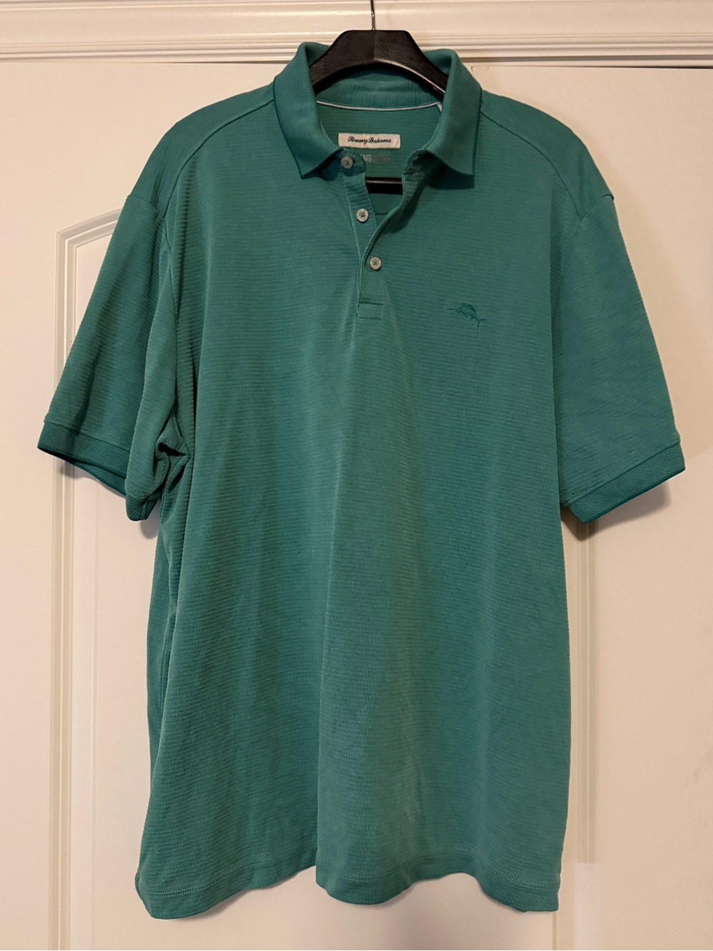 Tommy Bahama Island Zone Men’s XL Teal Green Polo Shirt - Short Sleeve.